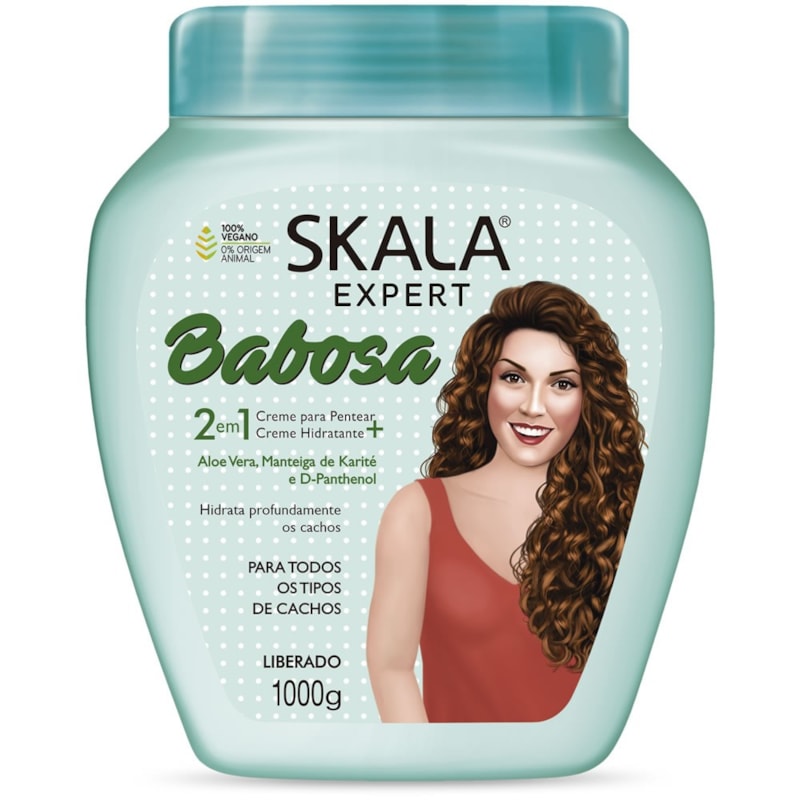 Creme de Tratamento 2 em 1 Babosa - Skala Cosméticos