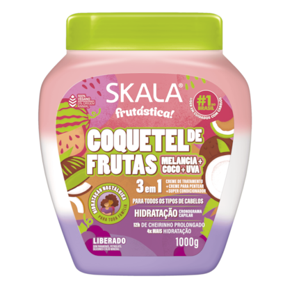 Creme de Tratamento 3 em 1 – Coquetel de Frutas
