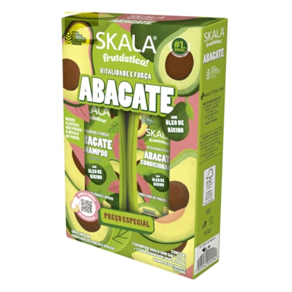 Kit Abacate - Shampoo 325ml e Condicionador 200ml