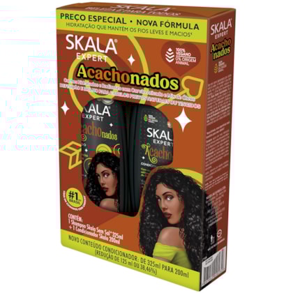 Kit Acachonados - Shampoo 325ml e Condicionador 200ml