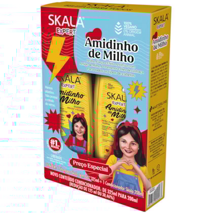Kit Amidinho de Milho - Shampoo 325ml e Condicionador 200ml
