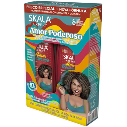 Kit Amor Poderoso - Shampoo 325ml e Condicionador 200ml