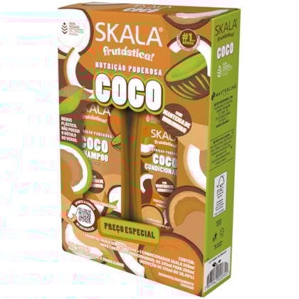 Kit Coco - Shampoo 325ml e Condicionador 200ml