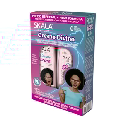 Kit Crespo Divino - Shampoo 325ml e Condicionador 200ml
