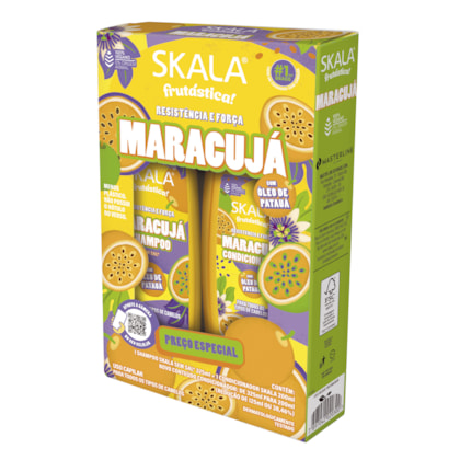 Kit Maracujá - Shampoo 325ml e Condicionador 200ml