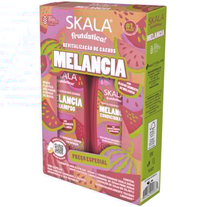 Kit Melancia - Shampoo 325ml e Condicionador 200ml