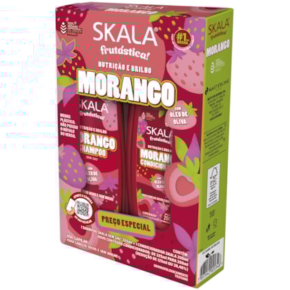 Kit Morango - Shampoo 325ml e Condicionador 200ml