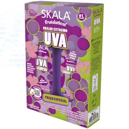 Kit Uva - Shampoo 325ml e Condicionador 200ml