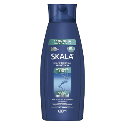Shampoo Anticaspa 2 em 1 600ml